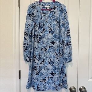 Lilly Pulitzer Olivine Mini Dress In Bonaire‎ Blue Coastal Constellation Size 0